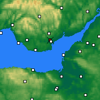 Nearby Forecast Locations - Cardiff - Carta