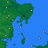 Nearby Forecast Locations - Aarhus - Carta