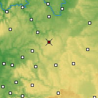 Nearby Forecast Locations - Niederstetten - Carta