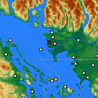 Nearby Forecast Locations - Vancouver - Carta