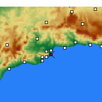 Nearby Forecast Locations - Torremolinos - Carta