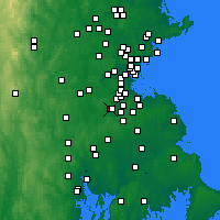 Nearby Forecast Locations - Norwood - Carta