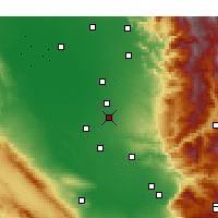 Nearby Forecast Locations - McFarland - Carta